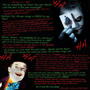 Joker quotes: one of the few times where you actually get quotes from ...