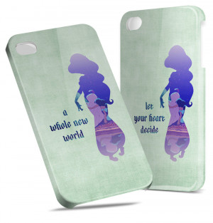 Jasmine Quote Aladdin Disney - Hard Cover Case iPhone 5 4 4S 3 3GS ...
