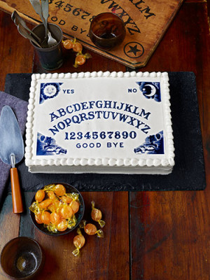 Let them eat cake…”- Ouija-Board Cake