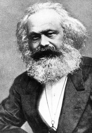 Karl Marx Painting