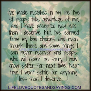 ve Made Mistakes In My Life..
