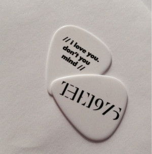 the 1975 guitar pick