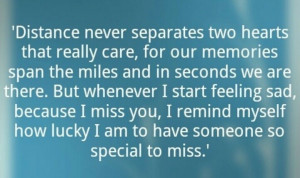 distance means nothing