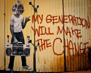 My generation will make the change