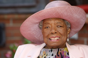 Maya Angelou, African-American author and poet