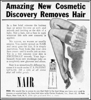 1940’s Shaving for Women