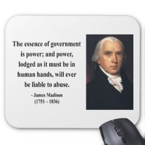 James Madison Quote 5b Mouse