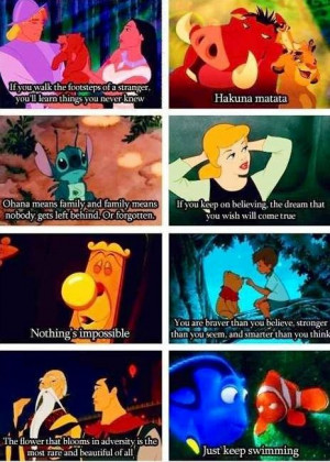 Disney movie quotes via www.Facebook.com/DisneylandForMisfits