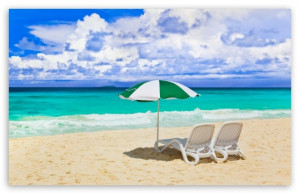 Sunny Day At The Beach HD wallpaper for Standard 4:3 5:4 Fullscreen ...