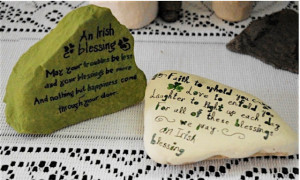 ... quote rocks for Thanksgiving and I decided to do the same for St