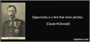 More Claude McDonald Quotes