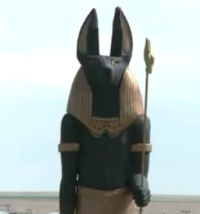 The Egyptian God Death Anubis