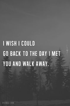 You ruined me. How do you live with yourself and think you're perfect ...