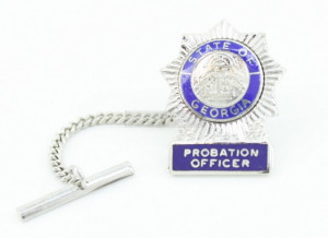 Probation Officer Tie Tack - Georgia