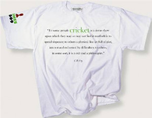 Download shirt with cricket quote