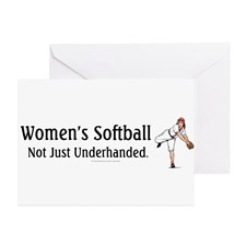 Women's Softball Greeting Cards (Pk of 10) for