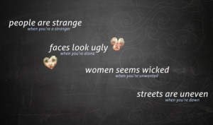 Dark Design of Quotes on Life and Love Wallpapers for Bedroom Wall ...