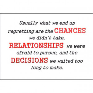 chances relationships decisions