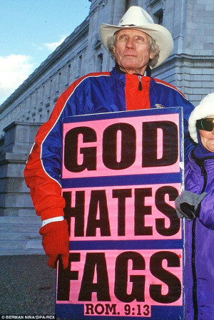 Excommunicated: Westboro Baptist Church founder Fred Phelps, who has ...