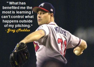 ... can’t control what happens outside of my pitching.