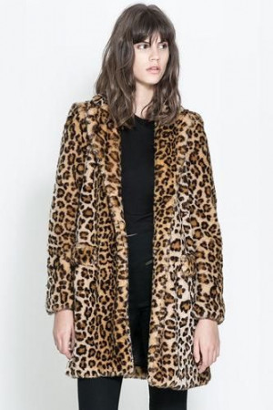 warm this winter!Leopards Coats, Zara Leopards, Furries Coats, Winter ...