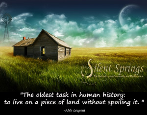 Aldo Leopold Quote. Environmental Quotes. From www.SilentSprings.com