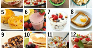 Quick and Healthy Breakfast Ideas | via @SparkPeople #food #recipe