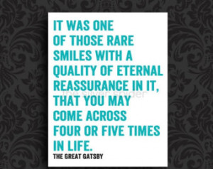 Rare Smiles with a Quality of Eternal Reassurance - The Great Gatsby ...