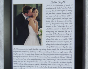 Custom Photo Mat: You Choose ANY So ng Lyrics Heartfelt Message Quotes ...