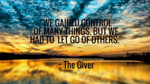 we gained control of many things. but we had to let go of others ...