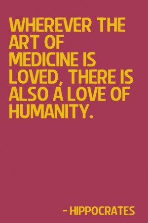 Hippocrates quote
