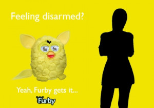 Feeling disarmed? #furby #image #quote