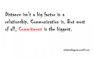 Distance Isn’t A Big Factor In A Relationship. Communication Is. But ...