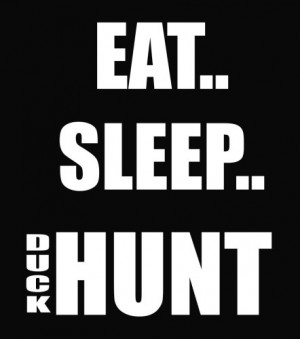Eat Sleep Duck Hunt Vinyl Decal Sticker - Texas Die Cuts