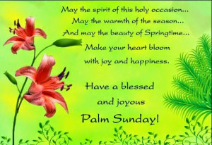 Palm Sunday Messages msg sms