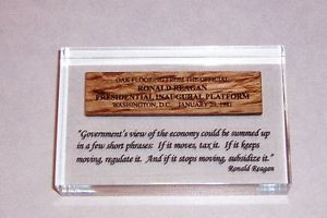Ronald-Reagan-Economy-Quote-12-with-Wood-from-Inauguration-Stage-1981