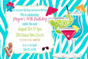 pool birthday party invitation wording
