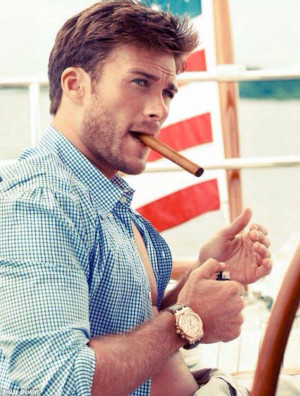 Scott Eastwood, Clint Eastwood's son. Oh yes.