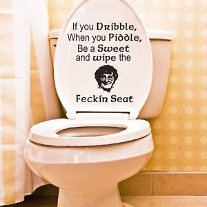 ... dribble-toliet-Bathroom-Wall-Sticker-Decals-washroom-vinyl-wall-quotes