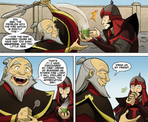 Avatar Uncle Iroh National Tea Appreciation Day meme too many weapons