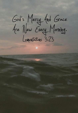 God's Mercy & Grace