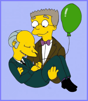Mr. Burns and Smithers by Burnsmithers-Love