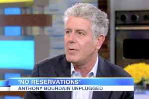 Quote of the Day: Anthony Bourdain to Paula Deen: 