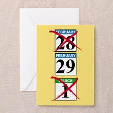 Leap Year Birthday Greeting Cards
