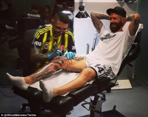 Lionel Messi, Neymar and Mario Balotelli are among the tattooed stars ...