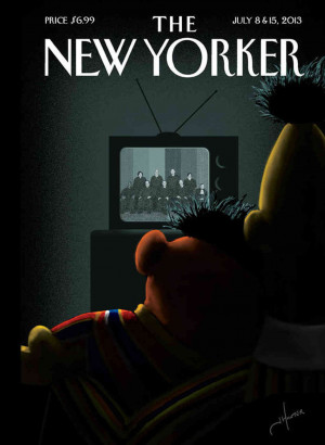 hide caption The New Yorker 's July 8 and 15th cover.