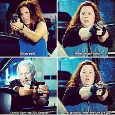 Melissa McCarthy And Sandra Bullock In The Heat I Love This Scene