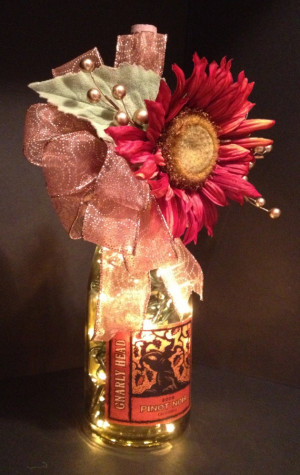 ... Sunflowers, Wine Bottle, Decor Sunflowers, Sunflowers Fall, Sunflowers