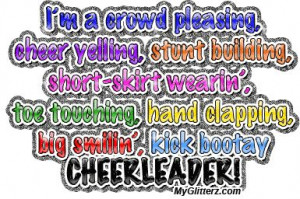 Cheer quotes | MYGLITTERZ | Cheerleading Quote Comments