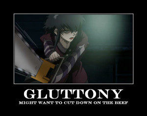 Black Lagoon Balalaika Quotes Motivational - gluttony by